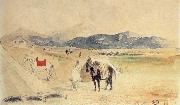 Eugene Delacroix Encampment in Morocco between Tangiers and Meknes china oil painting artist